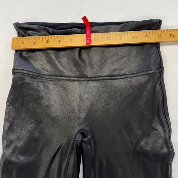 Spanx Faux Leather Black Leggings Size M - Picture 8 of 9